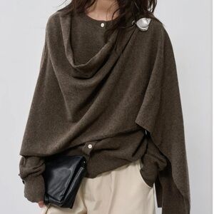 NWT 96 Dragon Studio brown cardigan